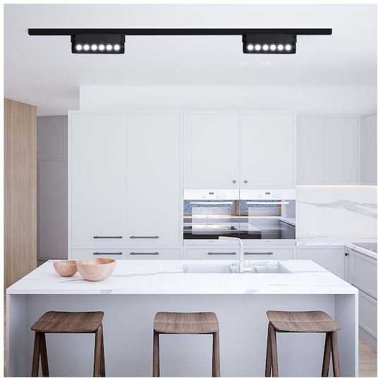 V-TAC LED Γραμμικό Φωτιστικό Οροφής 12W Θερμό Λευκό IP20 Μ26xΒ5.2xΥ3.3εκ.