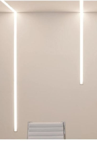 Aca Vylo Commercial Linear Recessed LED Wall Light 33W Natural White IP20 121cm
