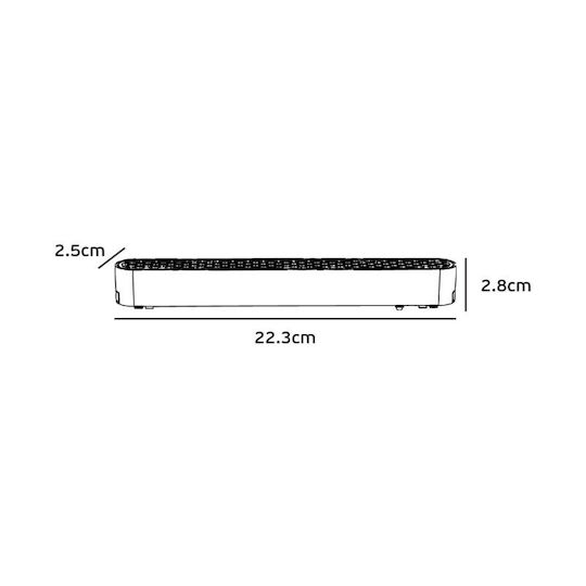 VK Lighting Commercial Linear LED Ceiling Light 8W IP20