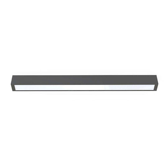 Nowodvorski Straight M Commercial Linear LED Ceiling Light 16W Warm White IP20 L92xD6.5cm