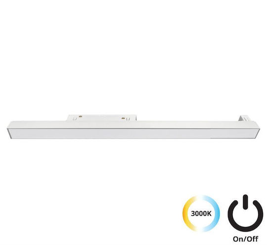 Viokef LED Γραμμικό Φωτιστικό Οροφής 21W Θερμό Λευκό IP20 60εκ.