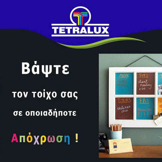 Tetralux Schulwandfarbe Acryl Schwarz 200211007