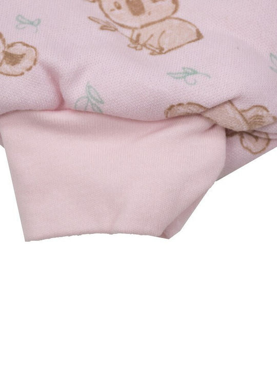 Kamtex Baby Sommer Schlafsack mit Füßen 1 Tog Rosa