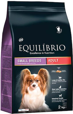 Equilibrio Adult Small 2kg Ξηρά Τροφή για Ενήλικους Σκύλους Μικρόσωμων Φυλών με Κοτόπουλο