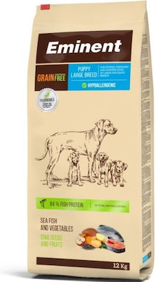 Eminent Platinum Puppy Large 12kg Dry Food Grain Free for Puppies of Large Breeds with Vegetables and Fish