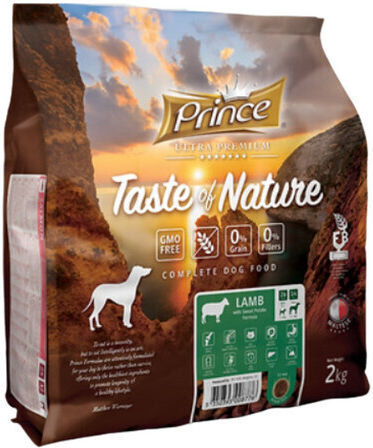 Prince Taste of Nature Ultra Premium 12kg Ξηρά Τροφή Σκύλων Μεσαίων & Μεγαλόσωμων Φυλών Διαίτης, χωρίς Σιτηρά με Αρνί