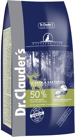 Dr.Clauder's Hyposensitive Grain Free 11.5kg Ξηρά Τροφή χωρίς Σιτηρά για Ενήλικους Σκύλους με Πατάτες και Ελάφι