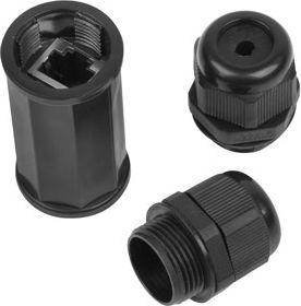 Lanberg Adapter Οπτικών Ινών 1τμχ AD-RJ45-OS6-IP67