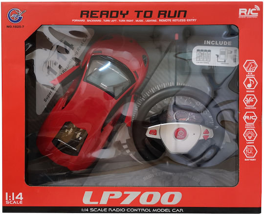 Zita Toys Steering wheel Remote Controlled Car Red