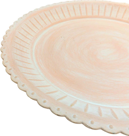 Platou Decorativ Din Lemn Bej 45x45cm 5475923