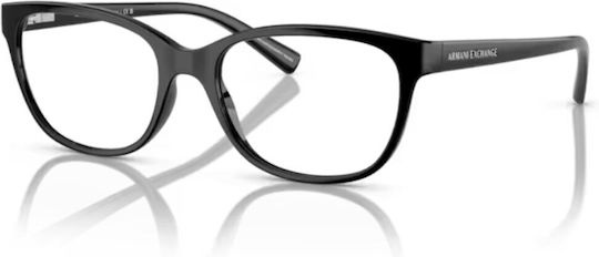 Armani Exchange Plastic Eyeglass Frame Black AX3037 8158