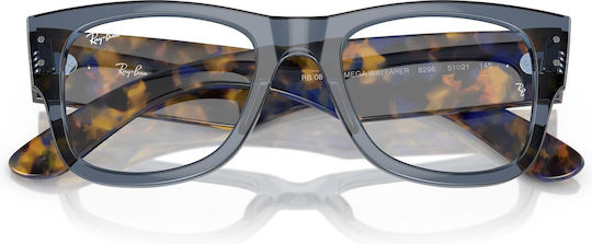 Ray Ban Ray Ban Women's Acetate Wayfarer Blue RX0840V 8296