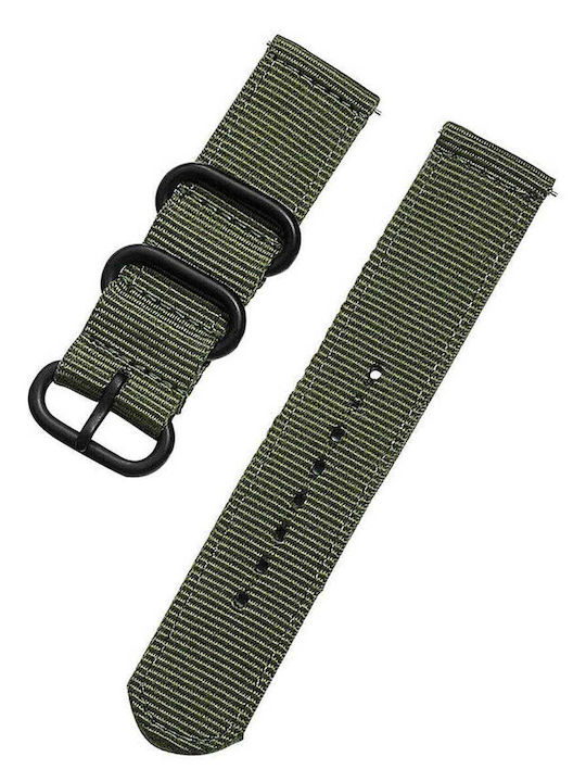 KOSTELO Fabric Strap Green 24mm