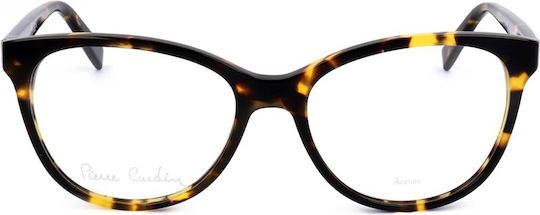 Pierre Cardin Дамски Ацетатен Рамка Пеперуда Кафяв Костенурка P.C. 8476 086