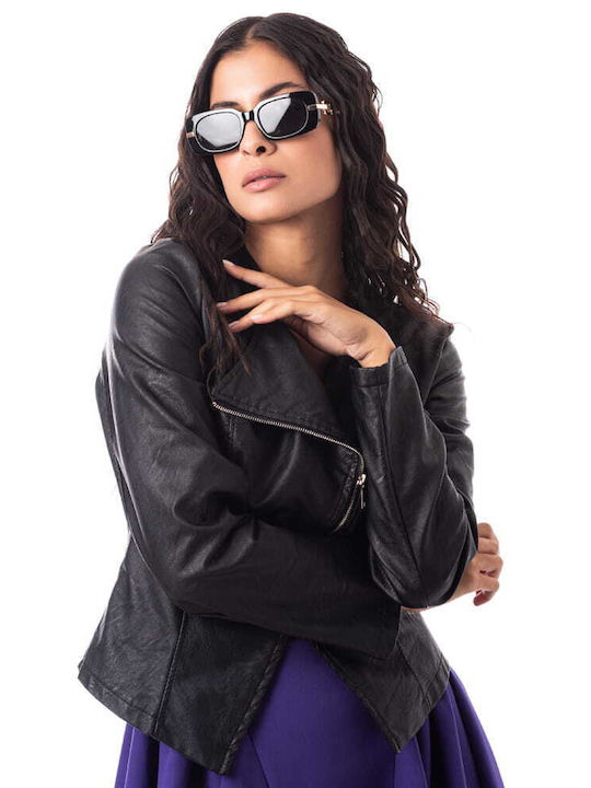 Max Air Hayden Women's Sunglasses with Black Plastic Frame and Black Lens