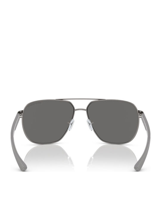 Armani Exchange Men's Sunglasses with Gray Metal Frame and Gray Lens AX2047S 6003Z3