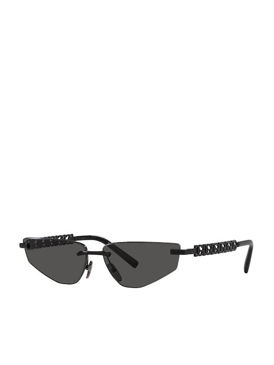 Dolce & Gabbana Sunglasses with Black Metal Frame DG2301 01/87