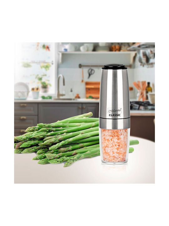 Maestro Electric Set Spice Mills made of Metal in Gray Color 6cm 1pcs