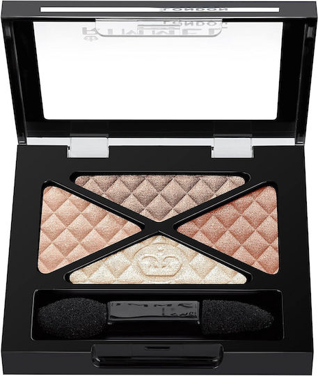 Rimmel Glam Eyes Quad Lidschatten Palette mit Gepressten Puder Augenlidfarben in Gepresster Form 4.2gr
