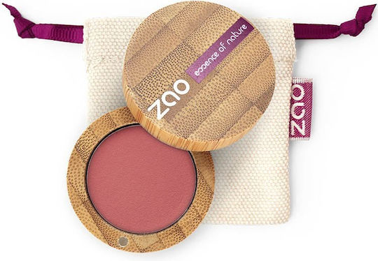 Zao Organic Makeup Pearly Eyeshadow Σκιά Ματιών Matte σε Στερεή Μορφή με Ροζ Χρώμα 3gr
