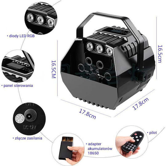 Light4me Bubble Machine Wireless Remote