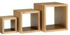 GTSA Buffet Display Stand Wooden 3pcs