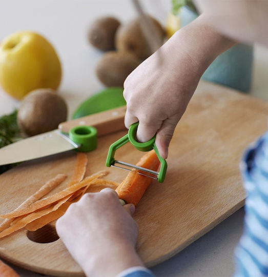 Opinel Inox Cooking Utensil Set Green The Little Chef 3pcs