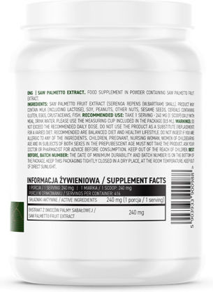 OstroVit Saw Palmetto Extract 240мг 100гр