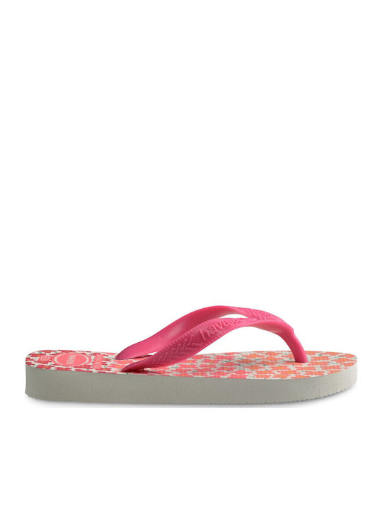 Kinder Flip Flops Rosa Kids Flores