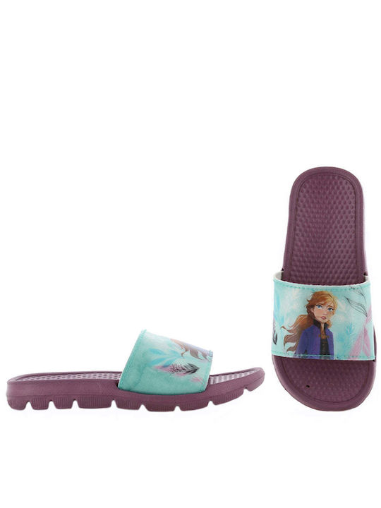 Frozen District Kinder Flip Flops Gefroren Lila