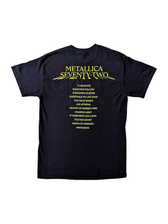 Pegasus Lux In Tenebris Metallica Cover T-shirt Μαύρο Βαμβακερό