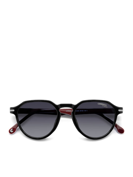Carrera Unisex Sunglasses with Black Plastic Frame and Gray Gradient Lens 314/S GUU9O