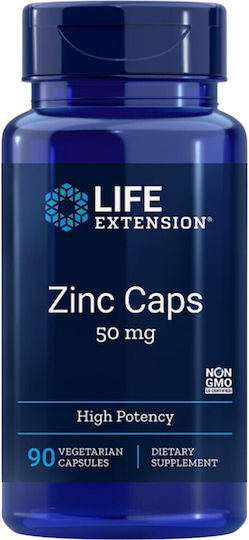 Life Extension Zinc 50мг 90 вегетариански капсули