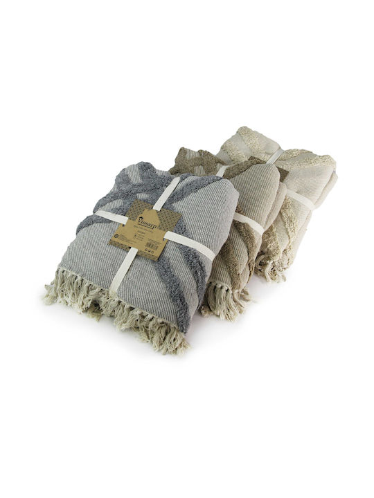 Viosarp Three-Seater Sofa Throw 170x270cm Gray