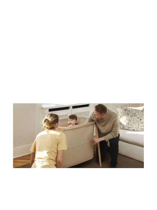 Stokke Λίκνο Snoozi με Στρώμα και Ρόδες Sandy Beige