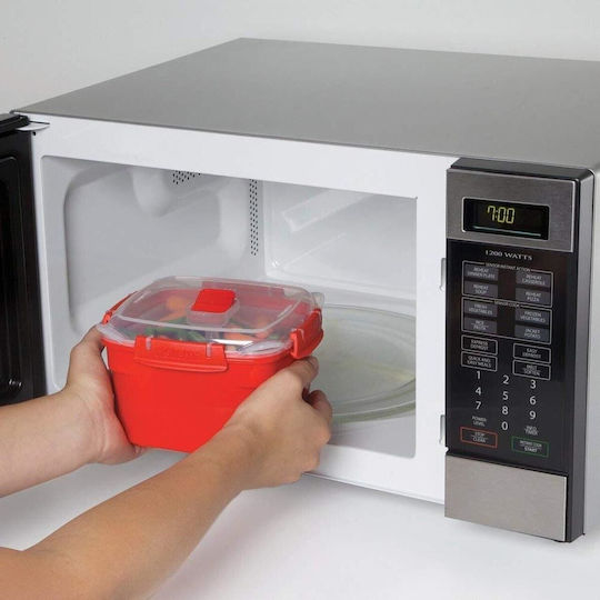 Sistema Lunchbox Kunststoff Red Geeignet für die Mikrowelle 1400ml 1Stück