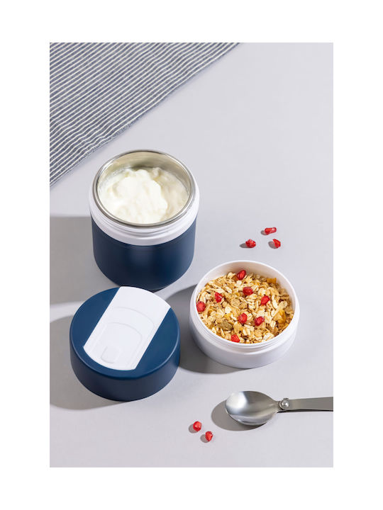 Pinnacle Δοχείο Φαγητού Inox Θερμός Μπλε 600ml