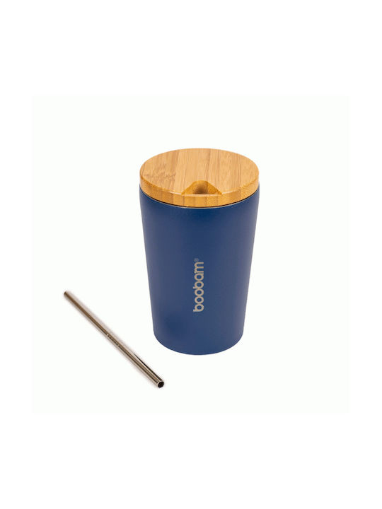 Boobam Δοχείο Φαγητού Inox Θερμός Μπλε 500ml