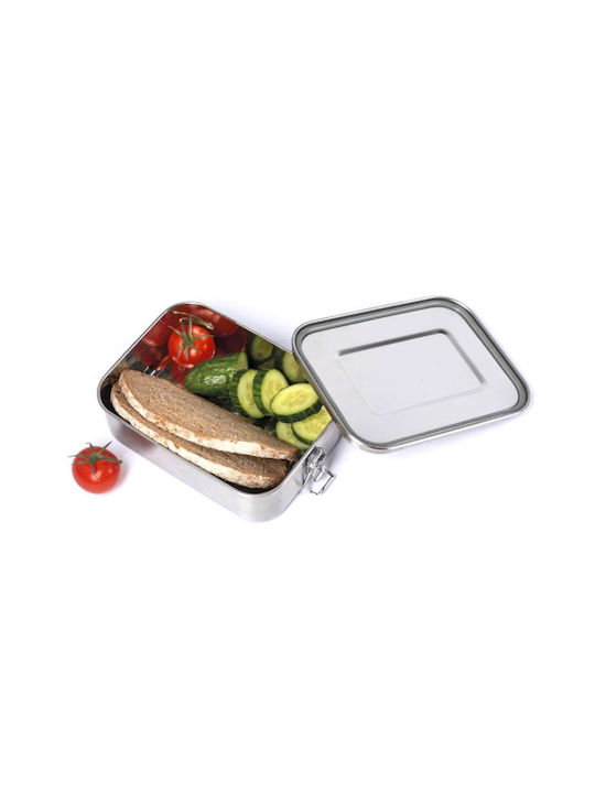 Mil-Tec Plus Δοχείο Φαγητού Inox Ασημί 1.2lt