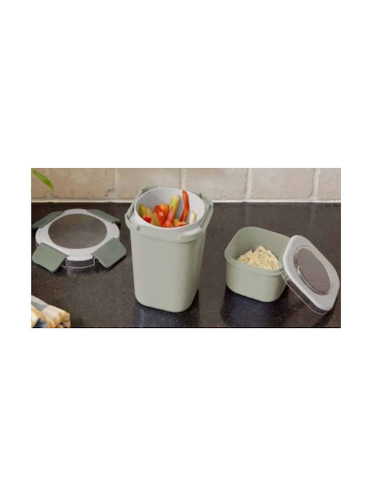 Sunware Cool Fresh Σετ Δοχεία Φαγητού Πλαστικά Πράσινο 12x12cm 2τμχ