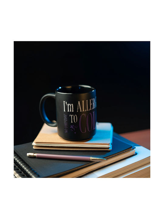 Grupo Erik Wednesday I 'm Allergic To Color Mug Ceramic Black 350ml