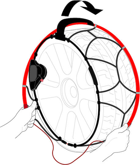 Konig Reflex Cross No 249 Αντιολισθητικές Αλυσίδες Πάχους 9mm Επιβατικού & 4x4 Αυτοκινήτου 2τμχ