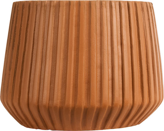 GloboStar Κασπώ Κεραμικό Καφέ 11.5x11.5x9.5εκ.