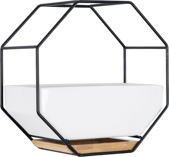 GloboStar Artificial Garden Bianco Κασπώ Κεραμικό Λευκό GloboStar Artificial Garden Bianco Κασπώ Κεραμικό Λευκό