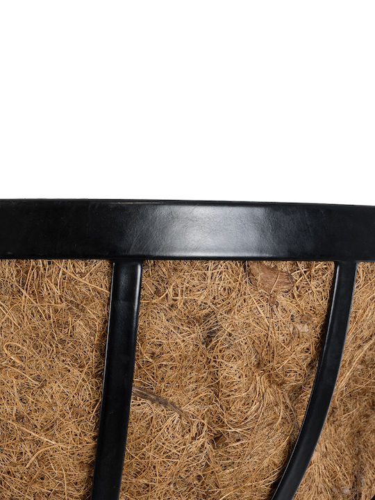 GloboStar Salamina Planter Metal Brown with Stand 76x19x18cm.