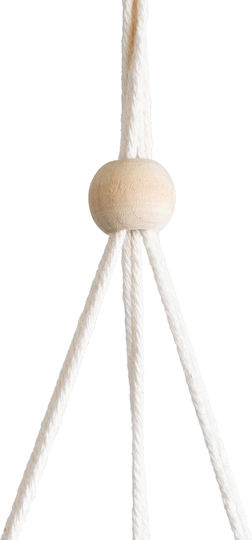 GloboStar Tallinn Hanging Planter Ceramic Green 10x10x40cm.