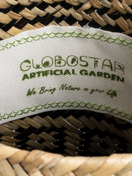 GloboStar Κασπώ Rattan Καφέ 18x18x22εκ.