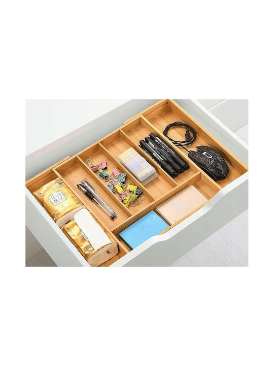 Opening Wooden Drawer Cutlery Tray 37x5x39cm