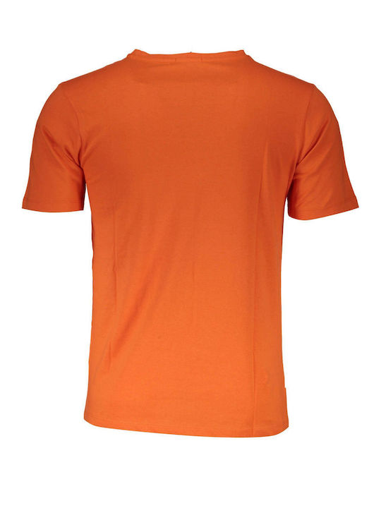 Gas Herren T-Shirt Kurzarm Orange