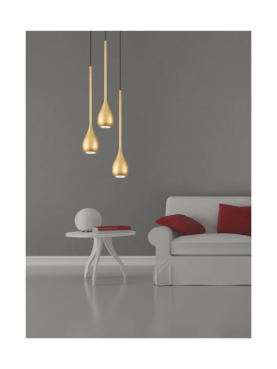 Luma Pendant Light Black with Socket GU10 8cm